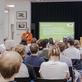 Vortrag mit Publikum beim Aktionstag "Lust auf Zukunft" 2024 in Karlsruhe.
