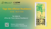 Tage des offenen Reallabors 2025: Einladung zur Teilnahme und Infos auf reallabor-netzwerk.de.
