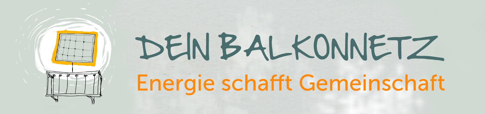 Logo vom Projekt "Dein Balkonnetz".