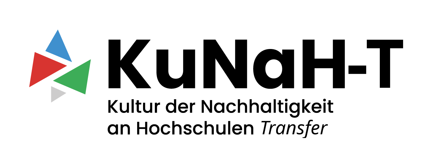 Logo of KuNaH-T: Kultur der Nachhaltigkeit an Hochschulen Transfer