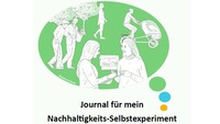 Deckblatt zum Journal für mein Nachhaltigkeits-Selbstexperiment