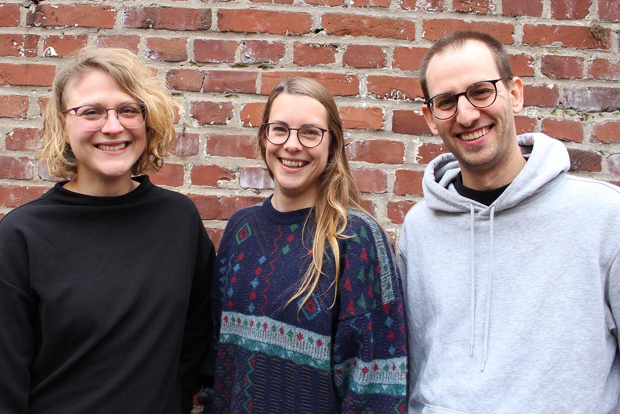 Von links nach rechts: Annika Fricke, Eva Wendeberg, Markus Szaguhn